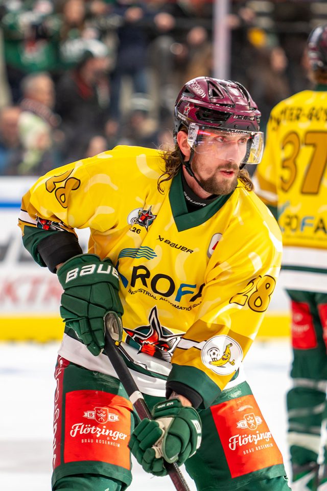 Nahaufnahme Eishockeyspieler